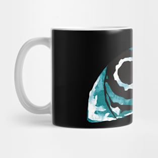 Tranquil Tides Turtle Eye in Watercolor ANIMAL-3 Mug